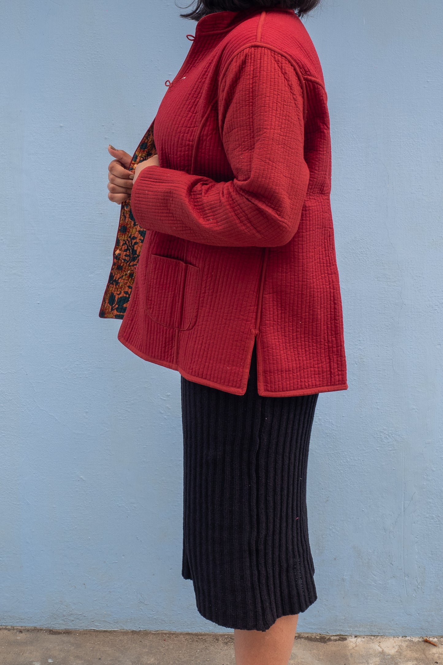 Hibiscus Quilted Jacket